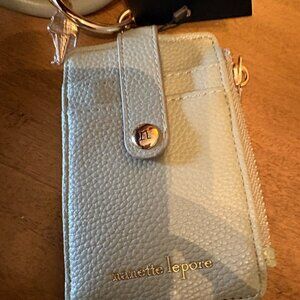 NWT Nanette Lepore Clary Sage Card Holder